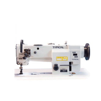 چرخ خیاطی دو سوزن دو پایه دو ماکو دینام سرخود تیپیکال GC20606-D