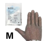 دستکش ایمنی ضد برش فلزی 5 انگشتی سایز M - Image 2